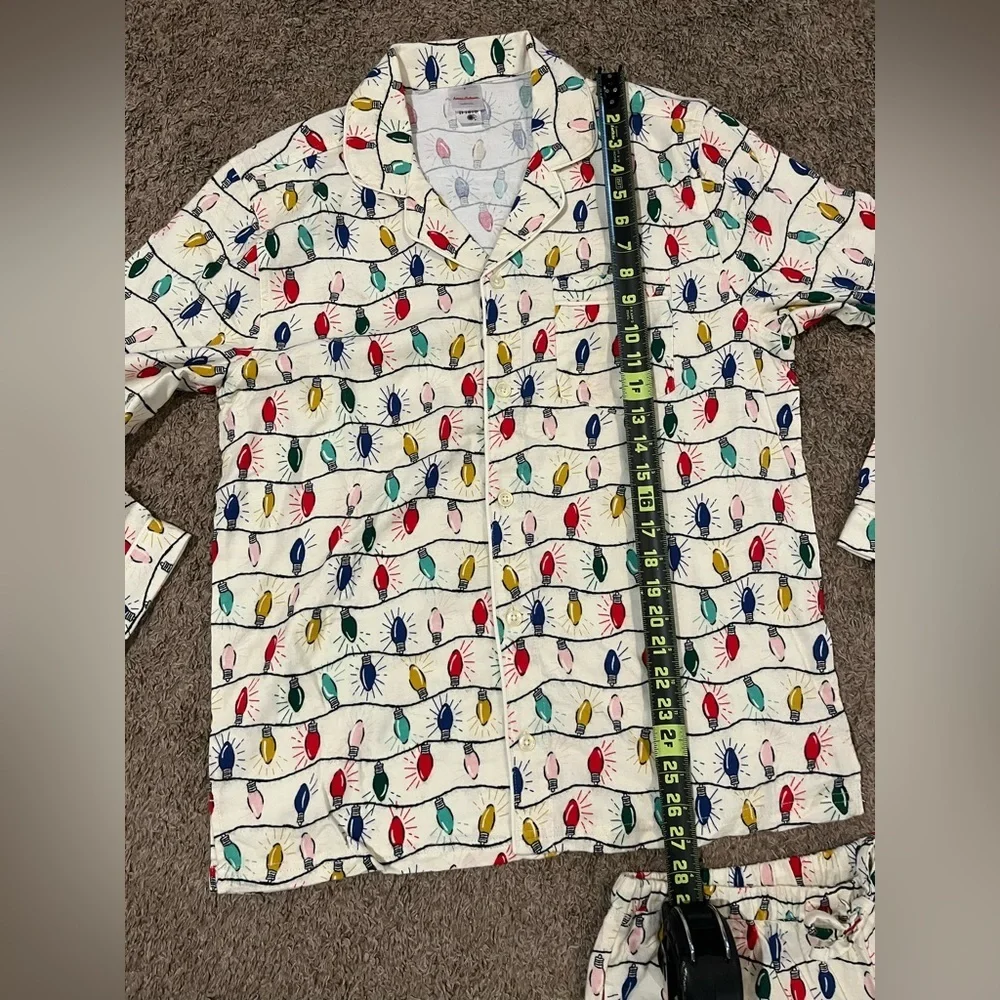 NWOT Hanna Andersson Unisex Bright Bulbs Pajama Set Size Small - Picture 7 of 11